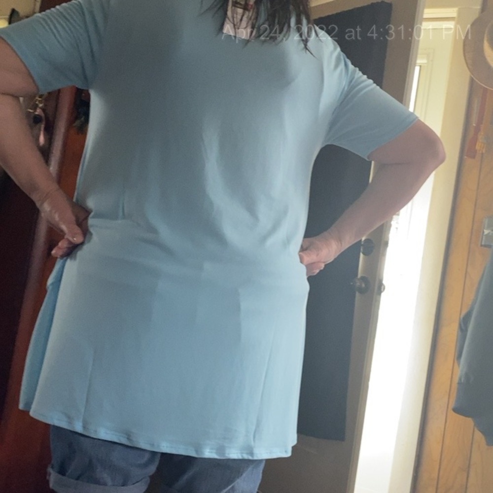 X-large Baby blue blouse